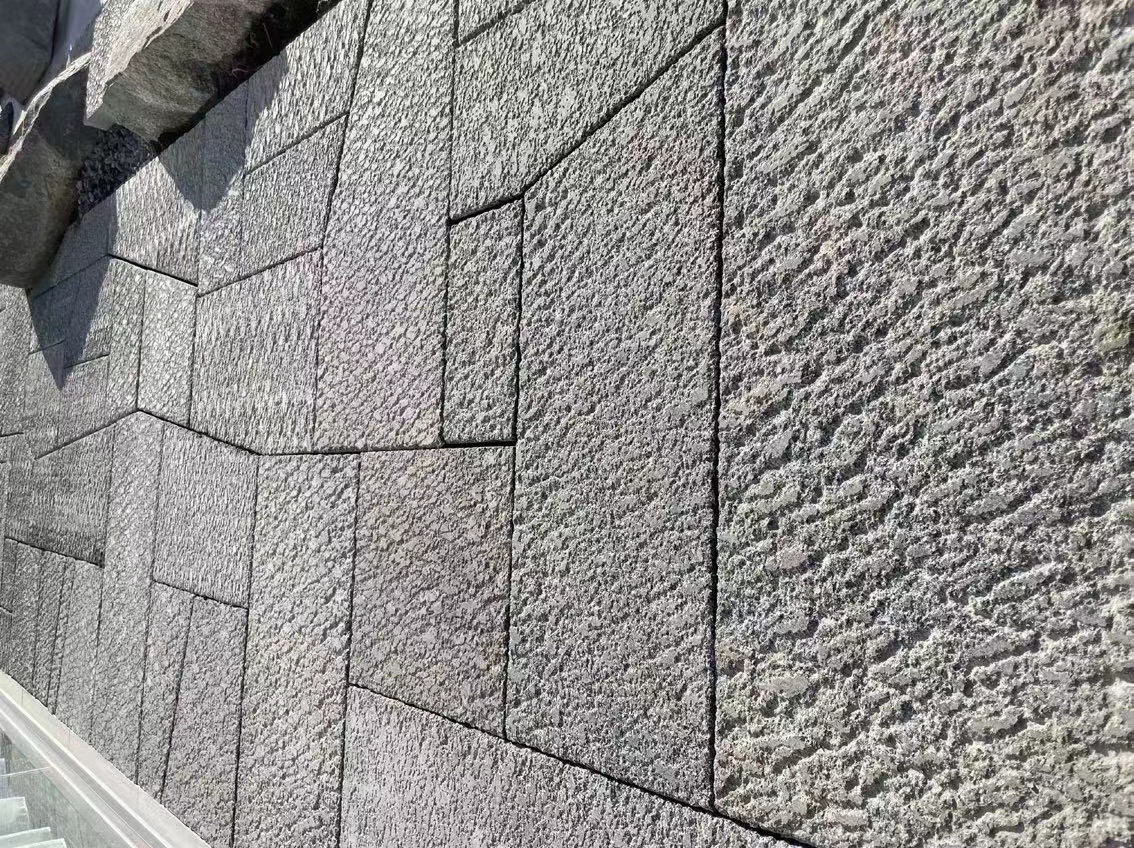 芝麻白自然面景墻(圖1)